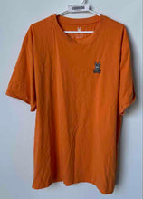 Load image into Gallery viewer, Psycho Bunny Mens Orange Short Sleeve Crew Neck Pullover T-Shirt Size 9
