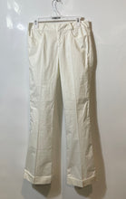 Load image into Gallery viewer, Armani Exchange Womens White Flat Front Pockets Wide-Leg Dress Pants Size 4
