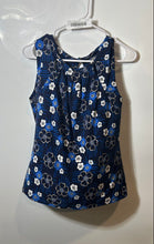 Load image into Gallery viewer, Tommy Hilfiger Womens Blue White Floral Crew Neck Blouse Top Size Medium

