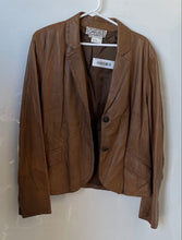 Load image into Gallery viewer, Carlisle Womens Brown Notch Collar Long Sleeve Two-Button Blazer Size 18
