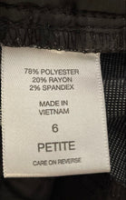 Load image into Gallery viewer, New York &amp; Company Womens Gray Stretch Straight Leg Trouser Pants Size 6
