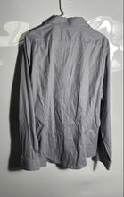 Load image into Gallery viewer, X Calvin Klein Mens Gray Long Sleeve Stretch Dress Shirt Size XL 17-17.5 34/35
