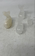 Load image into Gallery viewer, Set Of 4 Pcs Clear Glass Decorative Frosted Whale Figurines Collectibles
