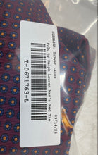 Load image into Gallery viewer, Polo By Ralph Lauren Mens Red Geometric Floral Print Keeper Loop Pointed Tie
