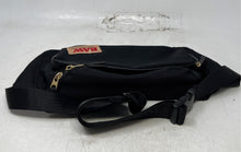 Load image into Gallery viewer, Raw Mens Black Smell Proof Multiple Compartments Adjustable Strap Sling Bag
