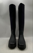 Load image into Gallery viewer, Hunter Womens City Explorer Tall Black Neoprene Pull-On Rain Boots Size 11
