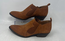 Load image into Gallery viewer, Lucky Brand Womens Joelle Brown Leather Western Ankle Bootie Size 7M
