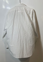 Load image into Gallery viewer, Calvin Klein Mens White Alphabet Print Long Sleeve Slim Fit Dress Shirt Size 16
