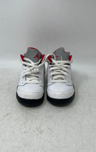 Load image into Gallery viewer, Nike Kids Air Jordan 5 Retro 440890-102 White Black Sneaker Shoes Size 9C
