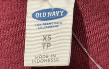 Load image into Gallery viewer, Old Navy Womens Red Round Neck Long Sleeve A-Line Dress Size XS

