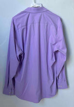 Load image into Gallery viewer, Perry Ellis Mens Light Purple Slim Fit Long Sleeve Collared Dress Shirt Sz 16.5
