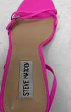 Load image into Gallery viewer, Steve Madden Womens Zarya Pink Leather High Heel Ankle Strap Sandals Size 8M

