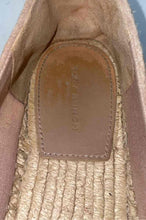 Load image into Gallery viewer, Authentic Tory Burch Womens Pink Black Pearl Logo Espadrille Flats Shoes Size 8M
