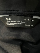 Load image into Gallery viewer, Under Armour Womens HeatGear Black Logo Tape Hem Full-Zip Track Jacket Size S
