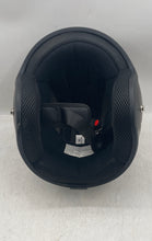 Load image into Gallery viewer, Alpha Cycles Black Open Face Retro Motorcycle Helmet Size XL
