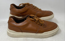 Load image into Gallery viewer, Bruno Marc Mens Brown Leather Lace-Up Round Toe Low Top Sneaker Shoes Size 8.5
