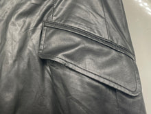 Load image into Gallery viewer, Banana Republic Womens Black Pockets Button Front Midi A-Line Skirt Size 2
