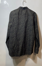 Load image into Gallery viewer, Calvin Klein Mens Black Printed Cotton Long Sleeve Slim Fit Button-Up Shirt Sz L
