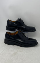Load image into Gallery viewer, Cole Haan City Mens Black Leather Lace-Up Derby Dress Shoes Size 9
