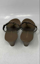 Load image into Gallery viewer, Montego Bay Club Womens Bronze Embellished Wedge Heel Thong Sandals Size 9
