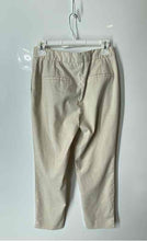 Load image into Gallery viewer, Zara Womens Beige Flat Front Straight Leg Slash Pocket Dress Pants Size 4
