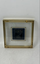 Load image into Gallery viewer, Don Quixote Framed Glass Square Art Black Gold-Tone Painting
