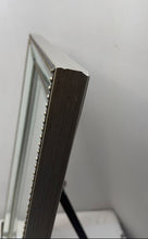 Load image into Gallery viewer, Silver-Tone Engraved Border Home Decorative 30x20 Wall Hanging Mirror
