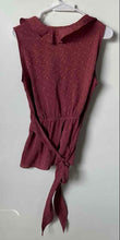 Load image into Gallery viewer, Max Studio Womens Pink Sleeveless Elastic Waist Blouse Top Size Small
