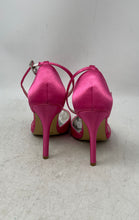 Load image into Gallery viewer, Elegant Park Womens Fuchsia Pink Pointed Toe Ankle Strap D'Orsay Heels Size 6
