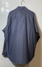 Load image into Gallery viewer, Bugatchi Uomo Mens Blue Printed Long Sleeve Collared Button-Up Shirt Size XL
