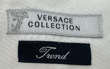 Load image into Gallery viewer, Authentic Versace Collection Mens White Cotton Long Sleeve Dress Shirt Size 44
