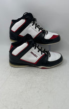 Load image into Gallery viewer, And1 Mens White Black Faux Leather Lace-Up Mid Top Sneakers Shoes Size 13
