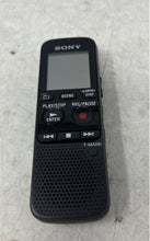 Load image into Gallery viewer, Sony IC Digital Black MicroSD Voice Recorder With USB Cable Not Tested
