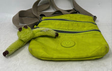 Load image into Gallery viewer, Kipling Womens Green Monkey Charm Pockets Adjustable Strap Mini Crossbody Bag
