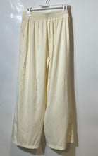 Load image into Gallery viewer, Max Studio Womens Cream Flat Front Pull-On Wide-Leg Trouser Pants Size S
