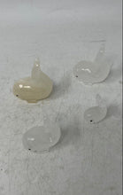 Load image into Gallery viewer, Set Of 4 Pcs Clear Glass Decorative Frosted Whale Figurines Collectibles
