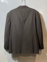 Load image into Gallery viewer, Oscar De La Renta Mens Brown Wool Long Sleeve Three-Button Blazer Size 44S W36
