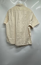 Load image into Gallery viewer, Banana Republic Mens Beige Cotton Short Sleeve Standard Fit Button-Up Shirt Sz L
