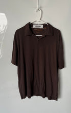 Load image into Gallery viewer, Perry Ellis Mens Brown Luxury Pima Cotton Short Sleeve Golf Polo Shirt Size XL
