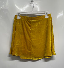 Load image into Gallery viewer, Forever 21 Womens Yellow Elastic Waist Pull-On Short A-Line Skirt Size Large
