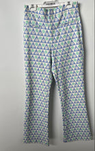 Load image into Gallery viewer, Zara Womens Multicolor Geometric Floral Print Straight Leg Trouser Pants Size XS
