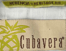 Load image into Gallery viewer, Cubavera Mens White Blue Printed Short Sleeve Heritage Fit Button-Up Shirt Sz XL
