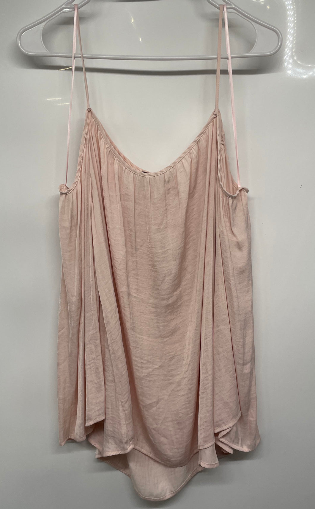 Vince Camuto Womens Peach Cold Shoulder Long Sleeve Pullover Blouse Top Size XL