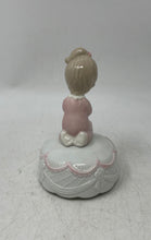 Load image into Gallery viewer, San Francisco Music Box Company Ceramic Decorative Girl Praying Figure Music Box
