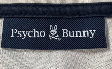 Load image into Gallery viewer, Psycho Bunny Mens Beige Short Sleeve Button Front Collared Polo Shirt Size 7
