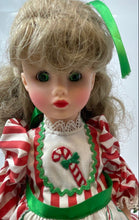 Load image into Gallery viewer, Madame Alexander Red White Striped Dress Candy Cane Apron Collector Doll
