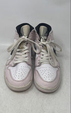 Load image into Gallery viewer, Nike Womens Air Jordan 1 Mid Pink Black White Lace-Up Sneaker Shoes Size 8.5
