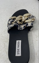 Load image into Gallery viewer, Steve Madden Womens Delay Multicolor Open Toe Slip-On Slide Sandals Size 8M
