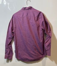 Load image into Gallery viewer, Emporio Armani Mens Purple Printed Long Sleeve Collared Button-Up Shirt Size M
