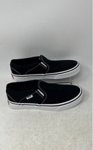 Load image into Gallery viewer, Vans Womens Asher 500714 Black Low Top Slip-On Sneaker Shoes Size 7

